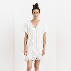 Mirth El Tule Fringe Mini Dress Sz S B23